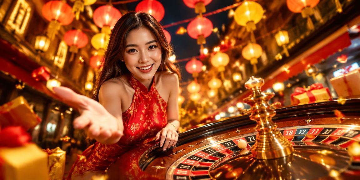 Bàn roulette lung linh ánh đèn lồng Hà Nội về đêm